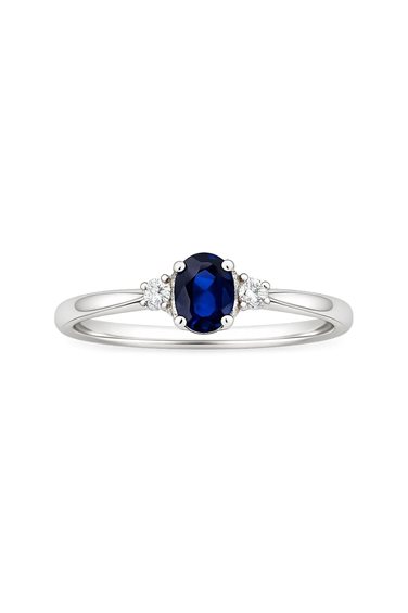 Anello Donna Oro Donna in Oro bianco Zaffiri+Diamanti 0.80 Ct LAZ12686.003 - LAZ12686.003